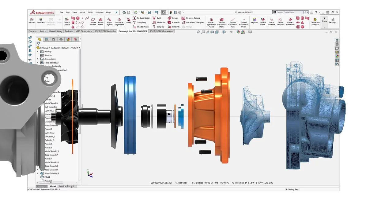 GeoMagic for SOLIDWORKS lets you Rapidly Recover Lost Design Data 
